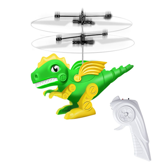 "Dinosaur Toys for Kids 5-7 Boys Christmas Birthday Gifts, Flying Dinosaurs Toy Drones for Kids, Remote Control Helicopter RC Flying Dino Ball Drone for Indoor Outdoor Games "
