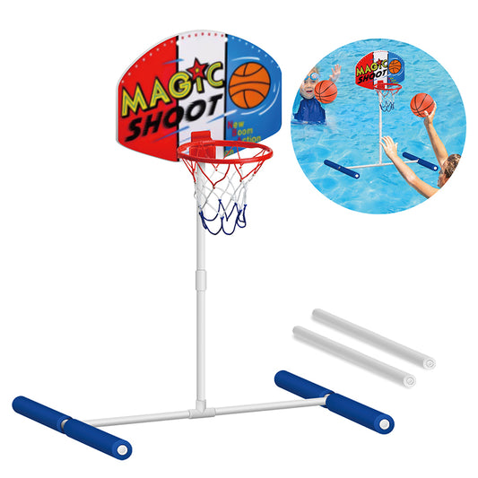 Pool Basketball Hoop Floating With Real Feel Net & Float Foam For Kids & Adults Swimming Splash Super Hoops With Water Basketball Pools Toy Outdoor Summer