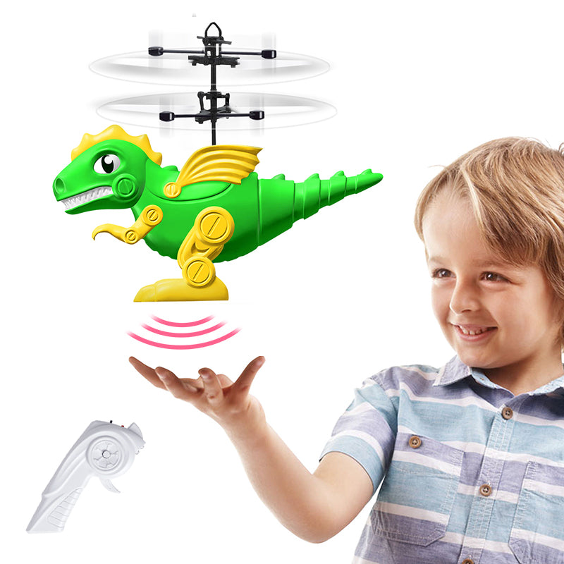 "Dinosaur Toys for Kids 5-7 Boys Christmas Birthday Gifts, Flying Dinosaurs Toy Drones for Kids, Remote Control Helicopter RC Flying Dino Ball Drone for Indoor Outdoor Games "