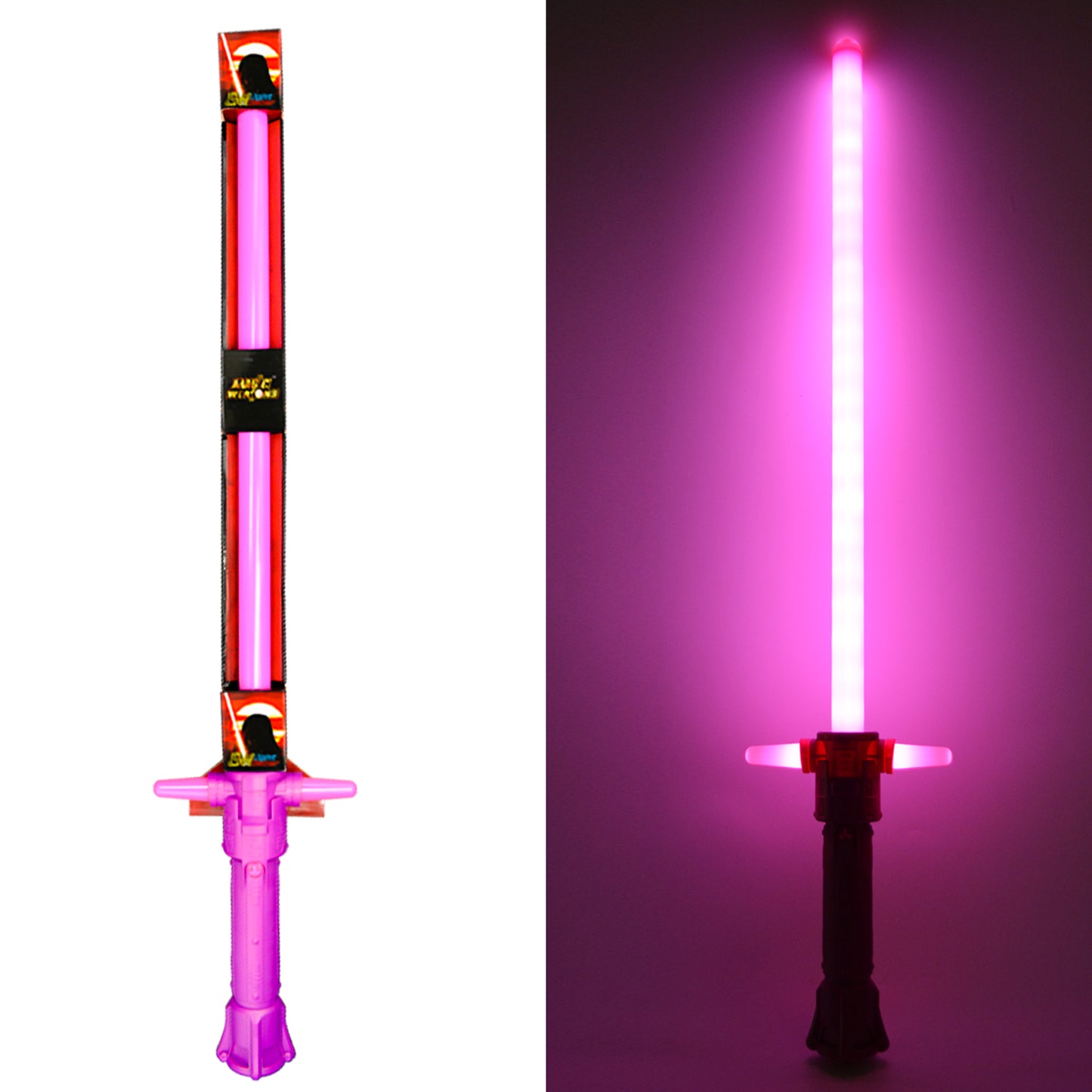 2 Pack Light Saber for Kids Toddlers Adults -LEDs Light Up Saber Toys with Colorful Flashing Lights & Sounds for Kids Adults Holiday Xmas Theme Party Gift Idea