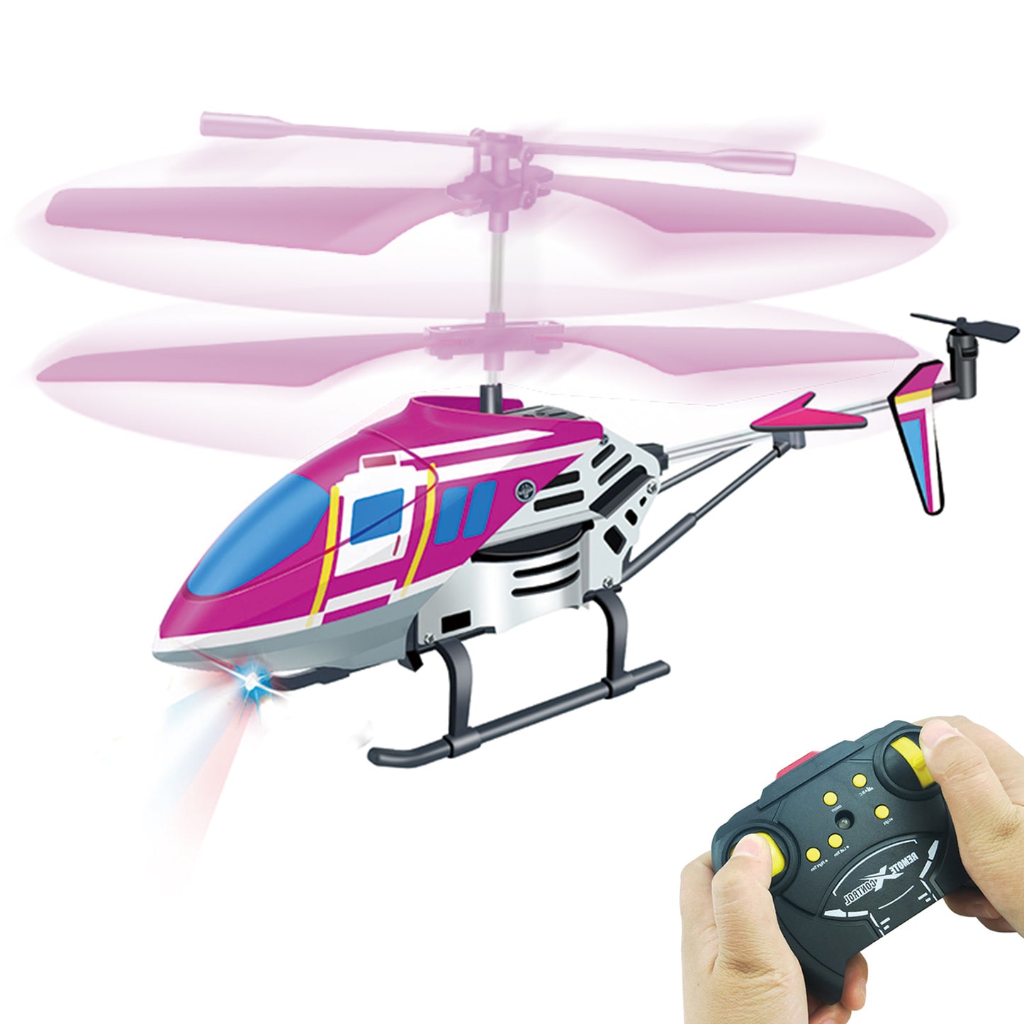 "Remote Control Helicopter, RC Flying Toys for 6 7 8 9 Teens Years Old Boys Girls Birthday, 3.5 Channel RC Helicopter with Gyro for Kids Adults Beginner Flying Stabilizer Indoor-Purple "