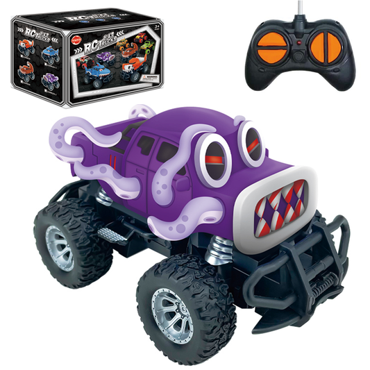 Remote Control Dinosaur Car, 2.4GHz RC Monster Trucks for Boys, All Terrain RC Cars, Car Toys for Kids 3 4 5 6 7 8, Christmas Birthday Gift