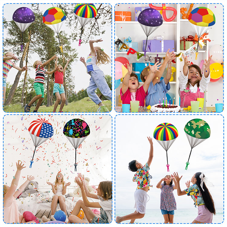 children&#39;s hand-thrown parachute outdoor children&#39;s parachute toy holiday parachute decoration