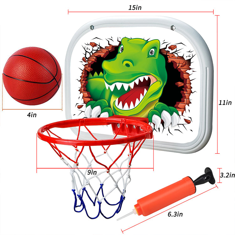 "Toddler Basketball Hoop, Kids Basketball Hoop Set- Basketball Hoop Door & Wall Set with Mini Basketball- Multifunction Toddler Basketball Hoop Toys for Boys Girls Indoor Outdoor Sport Games "